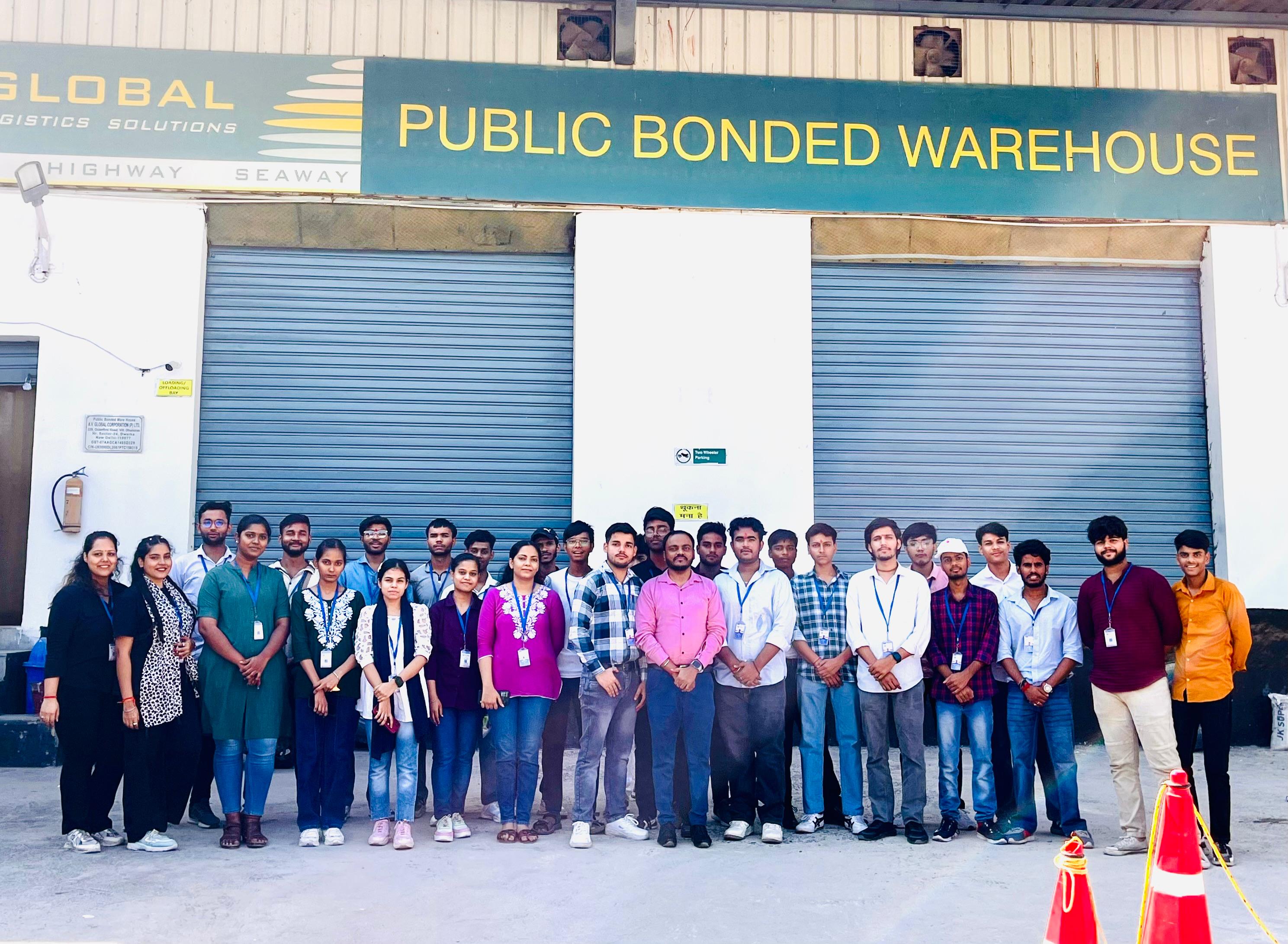Warehouse industry visit by students